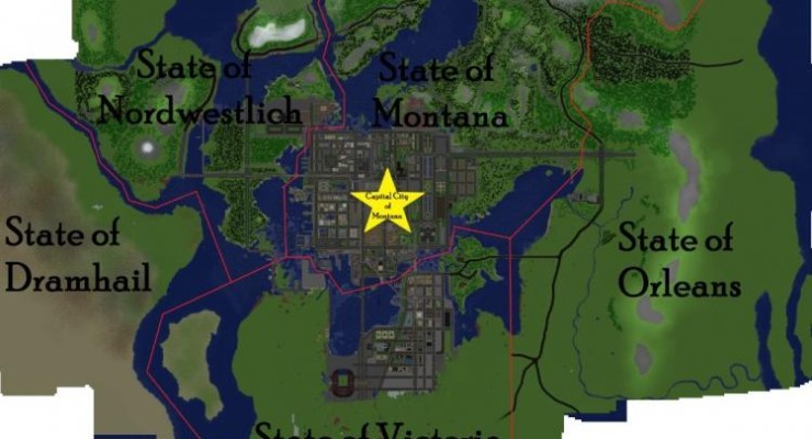 Union Islands - City Map For Minecraft