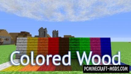 Colored Wood - Decor Mod For Minecraft 1.10.2