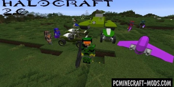 HaloCraft 2.0 - Guns Mod For Minecraft 1.10.2, 1.9.4, 1.8.9