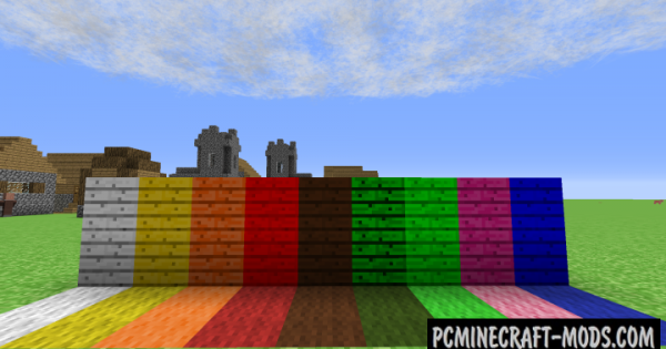 Colored Wood Mod For Minecraft 1.10.2  PC Java Mods