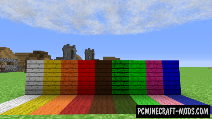 Colored Wood - Decor Mod For Minecraft 1.10.2