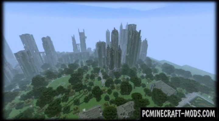 Huge Abandoned City Map For Minecraft