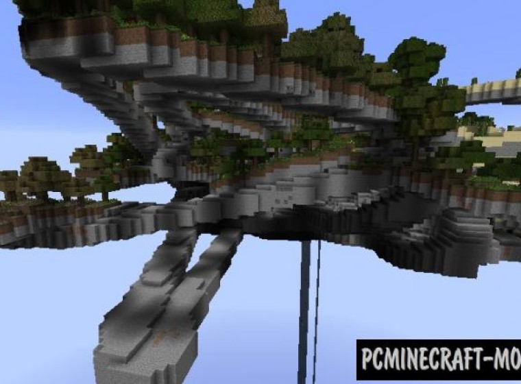 Floating Survival Island Map For Minecraft