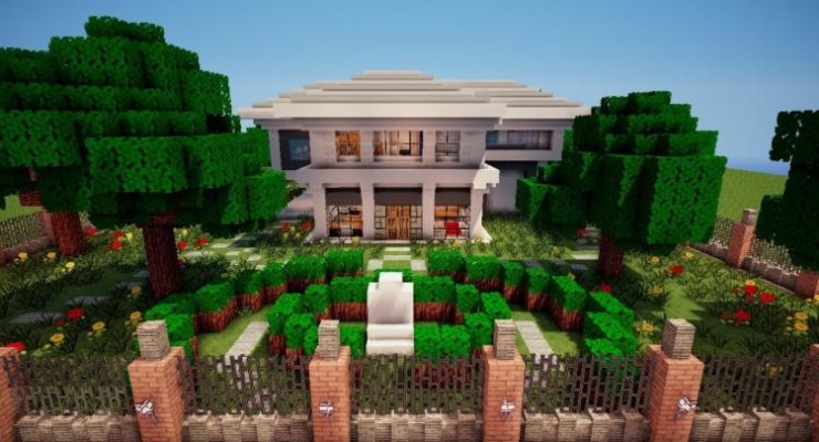 Modern House Map For Minecraft