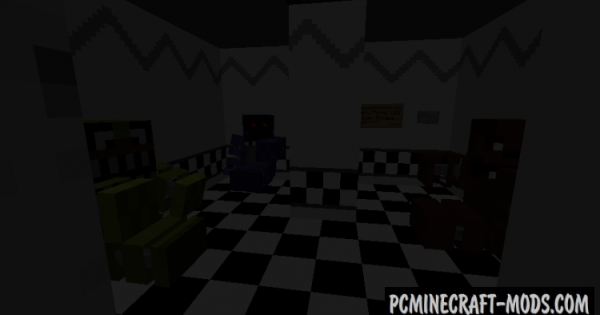 FNAF 2 – Multiplayer Edition Map For Minecraft 1.14, 1.13 