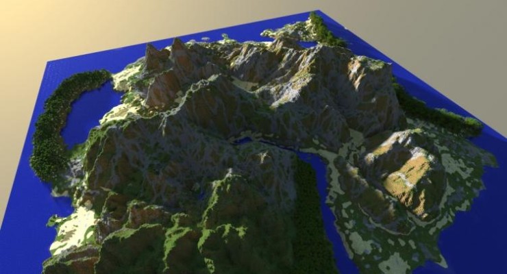 Ultra Realistic Minecraft Terrain - Surv Map For MC