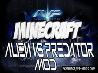 Aliens vs Predator - Weapons Mod Minecraft 1.10.2, 1.7.10