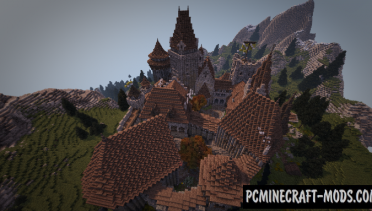 Penningham Castle Map For Minecraft 1.14, 1.13.2  PC Java 