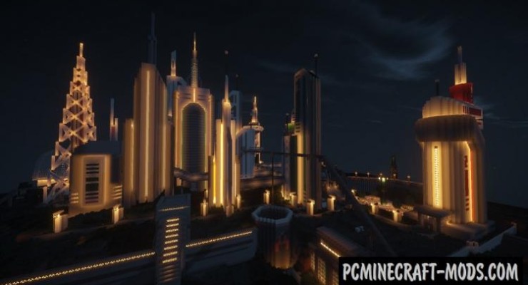 Future CITY 2.1 Map For Minecraft