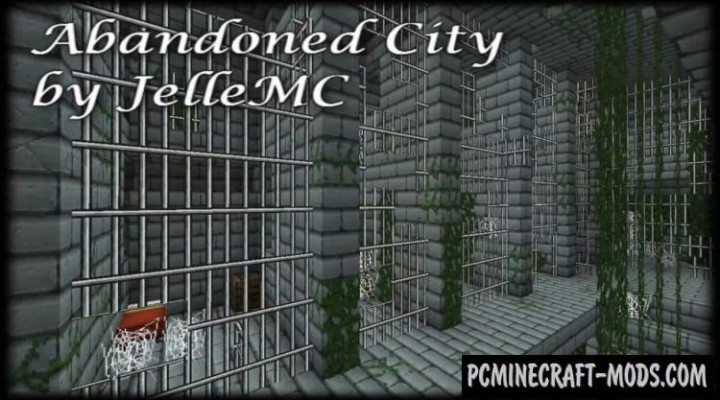 abandoned city map minecraft pe