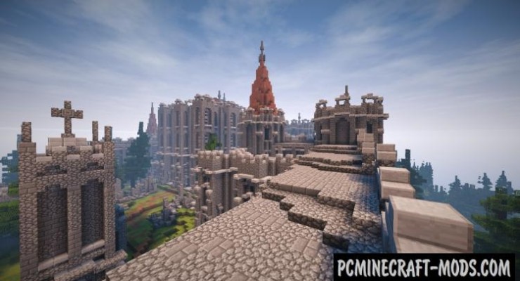 Abandoned Medieval Castle Map For Minecraft