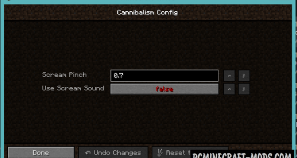 Cannibalism - Survival Mod For Minecraft 1.12.2, 1.11.2, 1.7.10