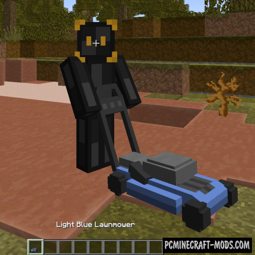 Lawnmower - Vehicle Mod For Minecraft 1.10.2, 1.7.10
