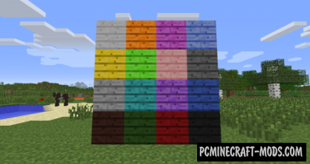 The Colored Planks - Decor Blocks Mod Minecraft 1.10.2
