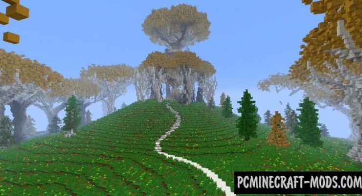 Lothlorien - Custom Terrain Map For Minecraft