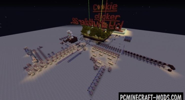 Cookie Clicker - Minigame Map For Minecraft