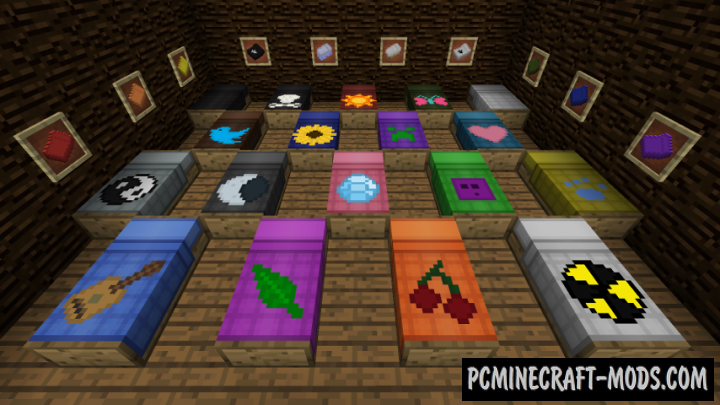 MultiBeds - Decor Mod For Minecraft 1.20.2, 1.19.4, 1.16.5, 1.12.2