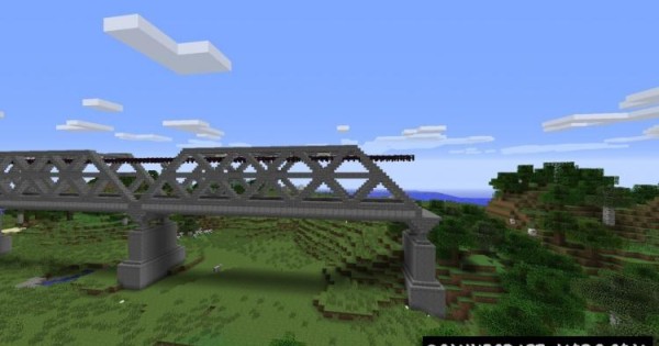 Railroad Bridge Map For Minecraft 1.14, 1.13.2  PC Java 