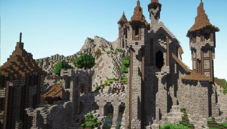 Epic Medieval Castle Map For Minecraft