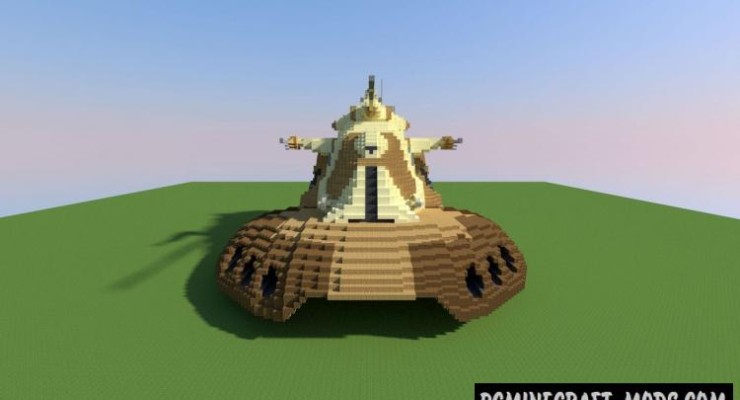 Armored Assault Tank - Art Map For Minecraft