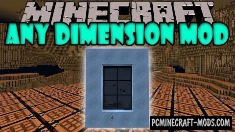 Any Dimension - New Worlds Mod For MC 1.12.2, 1.7.10