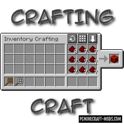 CraftingCraft - Decor Workbench Mod For MC 1.18.1, 1.17.1, 1.12.2
