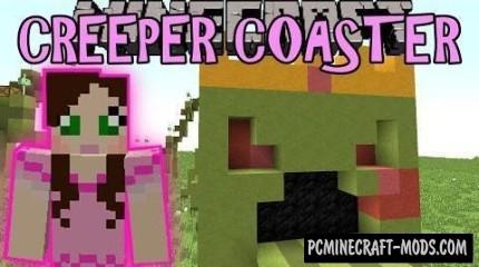 Creeper Roller Coaster Map For Minecraft