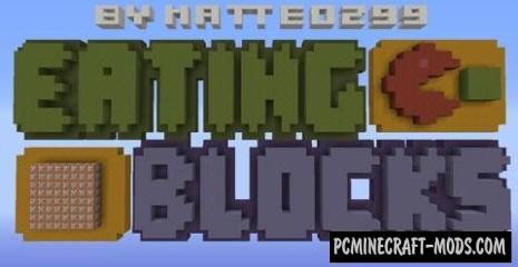 Eating Blocks - Minigame Map For Minecraft