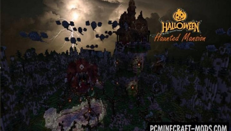Haunted Mansion Halloween Map For Minecraft