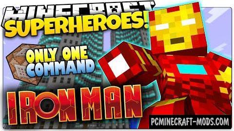 Iron Man Command Block For Minecraft 1.8.8 1.8 PC Java Mods 