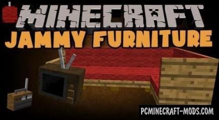 Jammy Furniture Reborn Mod For Minecraft 1.7.10, 1.6.4