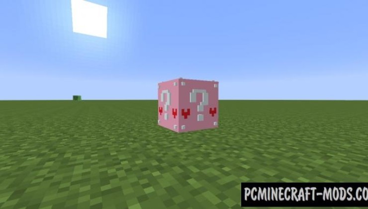 Lucky Block Pink Mod For Minecraft 1.8.9, 1.7.10