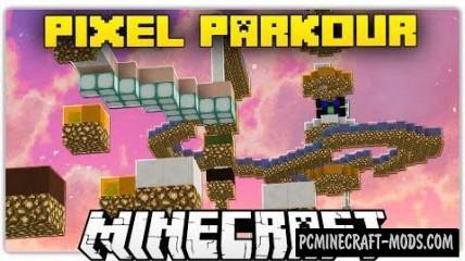 Pixel Parkour Map For Minecraft