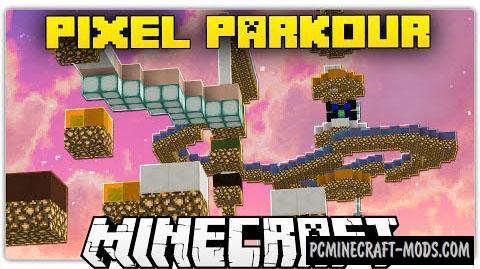 Pixel Parkour Map For Minecraft