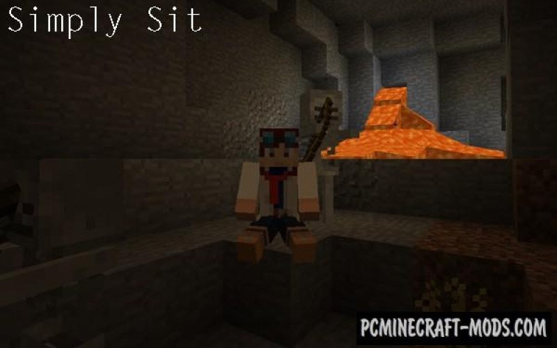 Simply Sit - Tweak Mod For Minecraft 1.7.10