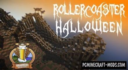 Scary Halloween Coaster - Adventure Map For MC