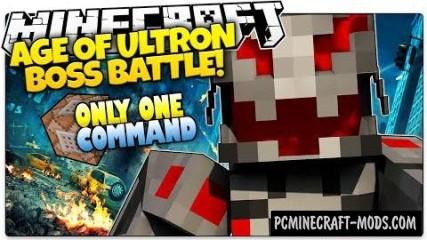 Ultron Boss Battle Command Block For Minecraft 1.8.9
