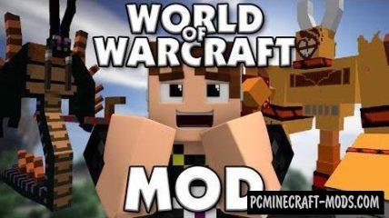 World of Warcraft - Weapons, Armor Mod MC 1.8.9, 1.7.10