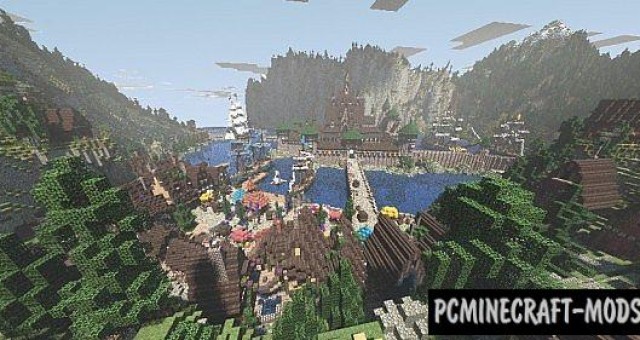 Arendelle Frozen - Castle Map For Minecraft