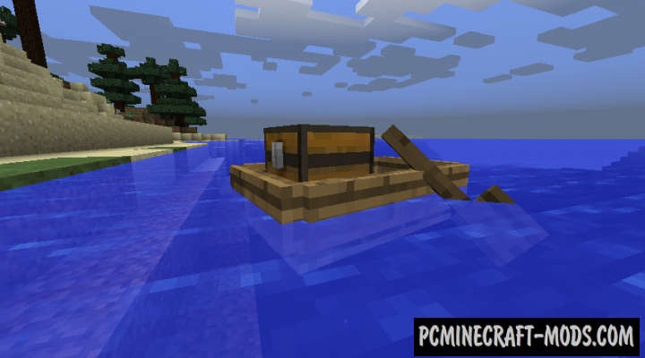 Storage Boats - Tweak Mod For Minecraft 1.12.2, 1.11.2, 1.10.2