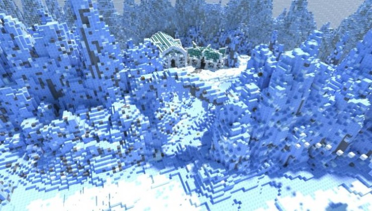 Survival Games (Ice Themed) - PvP Arena Map MC