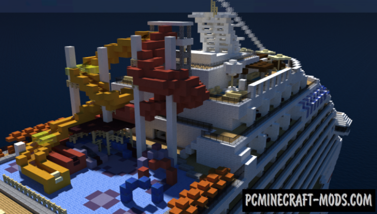 Carnival Vista - Art, Building Map For Minecraft