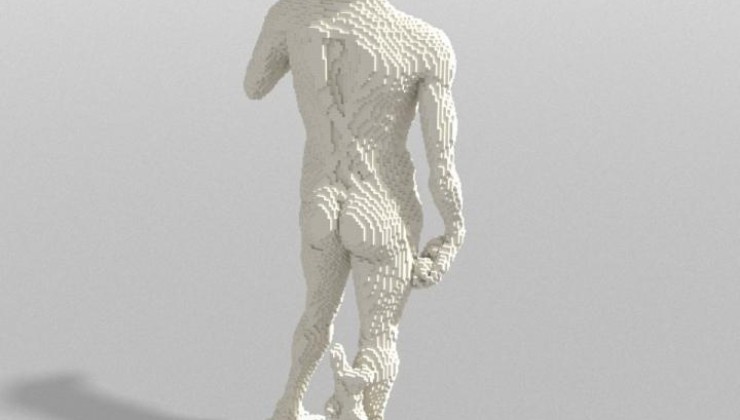 Michelangelo's David - 3D Art Map For Minecraft