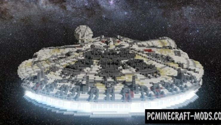 Star Wars Millennium Falcon - Art Map For MC