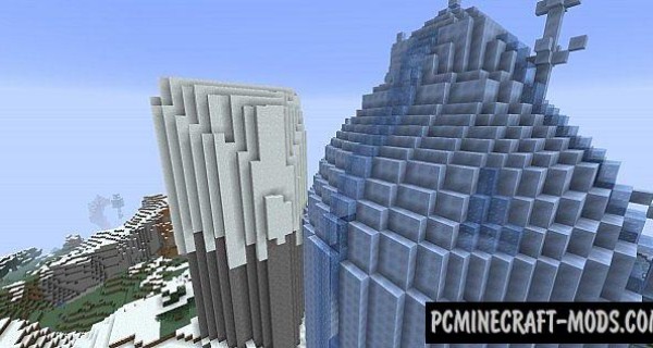 Elsa's Ice Palace - Castle Map For Minecraft