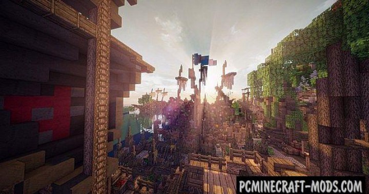 Epic Pirate Bay - Town, Adventure Map Minecraft