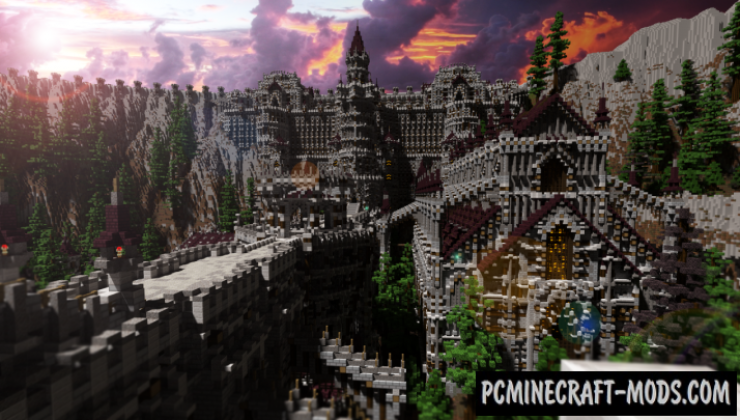 Anor Londo Map For Minecraft 1.14, 1.13.2  PC Java Mods 