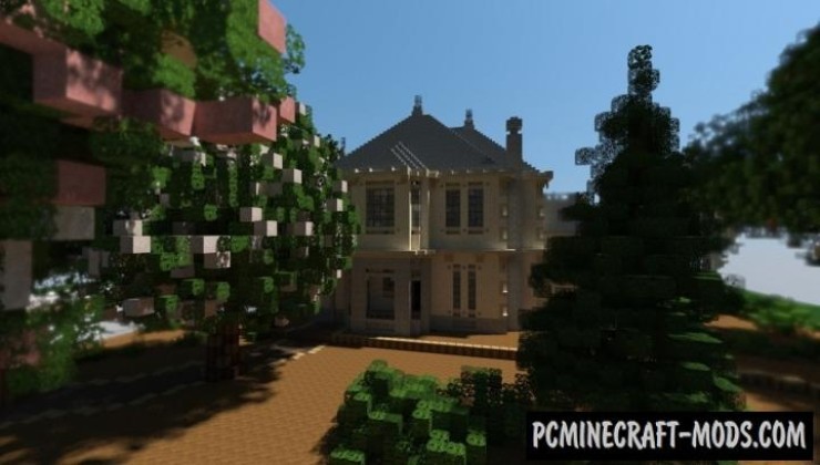French Country Home Map For Minecraft
