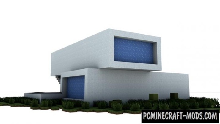 A Modern House Map For Minecraft