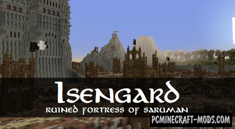 Isengard - Ruined Fortress - Castle Map For MC